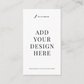 Aftercare Visitekaartje afdrukken 3.5x2" (Voorkant)