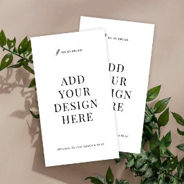 Aftercare Visitekaartje afdrukken 3.5x2"