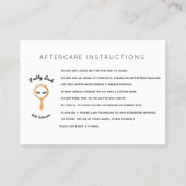AfterCare voor Lash Extensions Salon Visitekaartje (Voorkant)