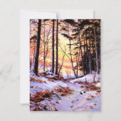 Afterglow, beroemd schilderij van Joseph Farquhars Kaart (Voorkant)