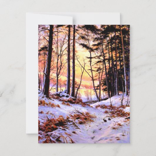 Afterglow, beroemd schilderij van Joseph Farquhars Kaart (Voorkant)