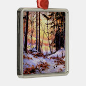 Afterglow, beroemd schilderij van Joseph Farquhars Metalen Ornament (Rechts)