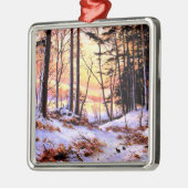 Afterglow, beroemd schilderij van Joseph Farquhars Metalen Ornament (Links)