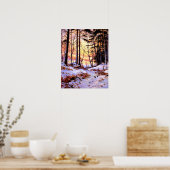 Afterglow, beroemd schilderij van Joseph Farquhars Poster (Keuken)