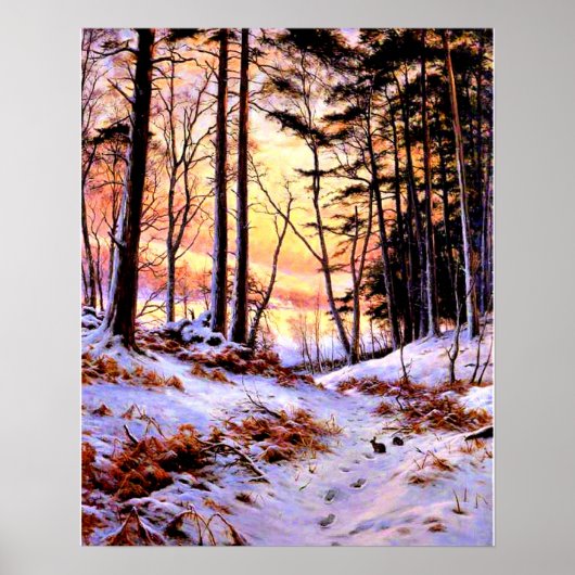 Afterglow, beroemd schilderij van Joseph Farquhars Poster (Voorkant)