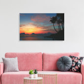 Afterglow Canvas Afdruk (Insitu (Woonkamer))
