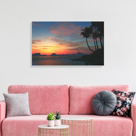 Afterglow Canvas Afdruk (Insitu (Woonkamer))