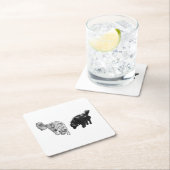 Afterglow Dot Sip — Retriever Duo Kartonnen Onderzetters (Insitu)