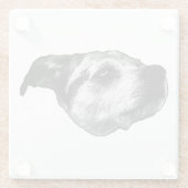 Afterglow Dot Sip — Terriër Glazen Onderzetter (Achterkant)