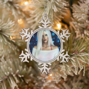 Afterglow sneeuwvlok ornament