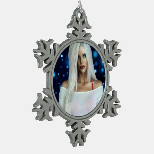 Afterglow sneeuwvlok ornament (Links)