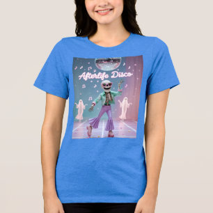 Afterlife Disco – Groovy Skelet Dans in Pastel Tri-Blend Shirt