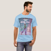 Afterlife Disco – Groovy Skeleton Dance in Pastel  T-shirt (Voorkant volledig)