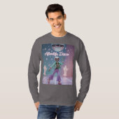 Afterlife Disco – Groovy Skeleton Dance in Pastel  T-shirt (Voorkant volledig)
