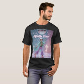 Afterlife Disco – Groovy Skeleton Dance in Pastel  T-shirt (Voorkant volledig)
