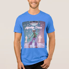 Afterlife Disco – Groovy Skeleton Dance in Pastel  Tri-Blend Shirt