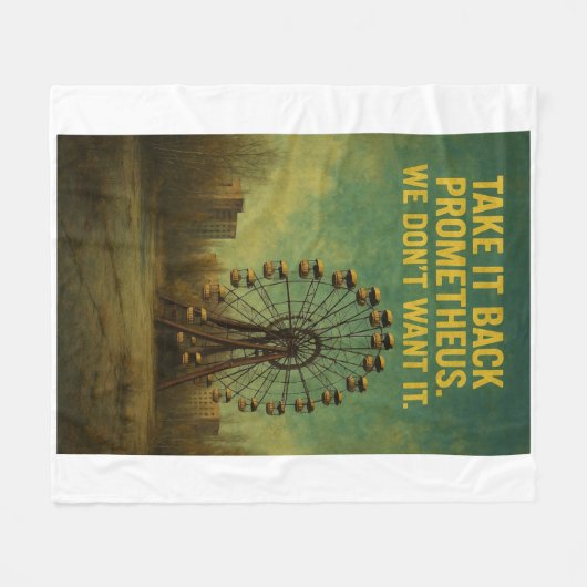 Aftermath of Reactor 4 Fleece Deken (Voorkant (Horizontaal))