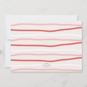 Aftermiddag Baby shower Kaart (Achterkant)