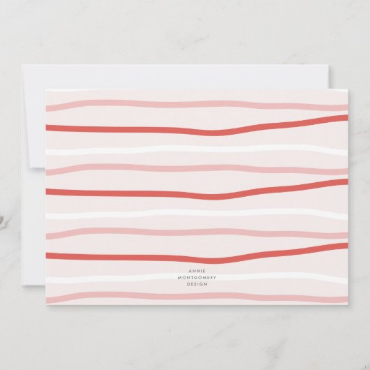 Aftermiddag Baby shower Kaart (Achterkant)