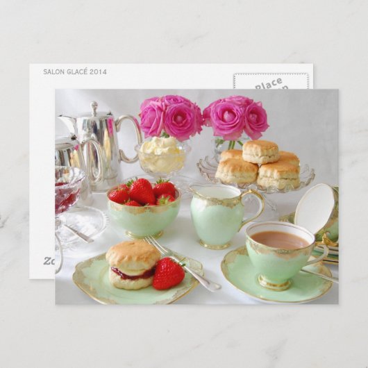 Aftermiddag Briefkaart Tea (Voorkant / Achterkant)