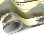 Aftermiddag Moose Cadeaupapier (Rol Hoek)