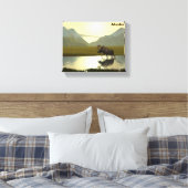 Aftermiddag Moose Canvas Afdruk (Insitu (Slaapkamer))