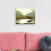 Aftermiddag Moose Canvas Afdruk (Insitu (Woonkamer))