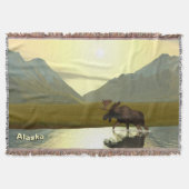 Aftermiddag Moose Deken (Voorkant)