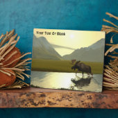 Aftermiddag Moose Fotoplaat (Zijkant)