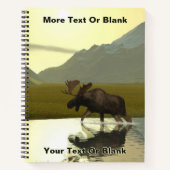 Aftermiddag Moose Notitieboek (Voorkant)