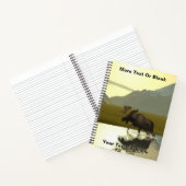 Aftermiddag Moose Notitieboek (Binnen)