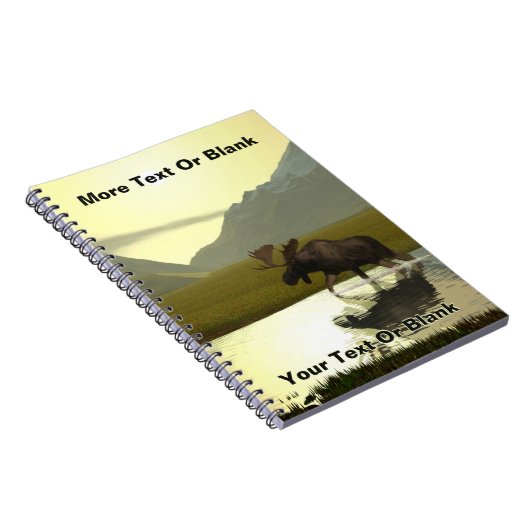 Aftermiddag Moose Notitieboek (Rechterzijde)