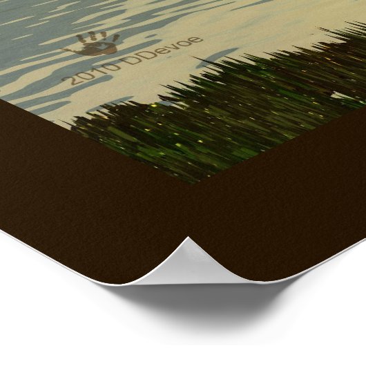 Aftermiddag Moose Poster (Hoek)