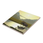 Aftermiddag Moose Tegeltje (Zijkant)