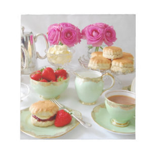 Aftermiddag Notitieblok Tea