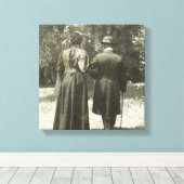 Aftermiddag Stroll Wrapped Canvas Afdruk (Insitu (Houten vloer))