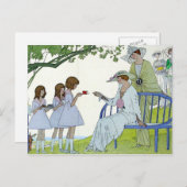 Aftermiddag Tea 1913 Briefkaart (Voorkant / Achterkant)