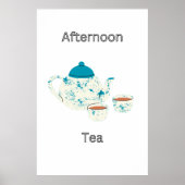 Aftermiddag Tea Art Poster (Voorkant)