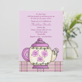 Aftermiddag Tea Birthday Kaart (Staand voorkant)