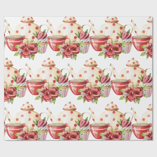 Aftermiddag Tea Cadeaupapier (Vlak)