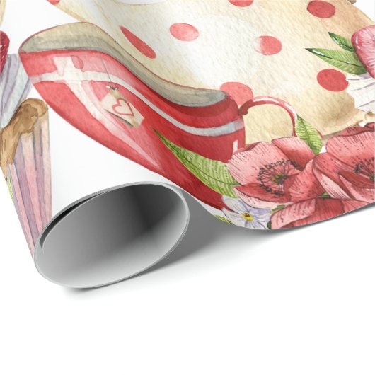 Aftermiddag Tea Cadeaupapier (Rol Hoek)