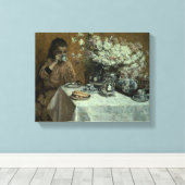 Aftermiddag Tea Canvas Afdruk (Insitu (Houten vloer))