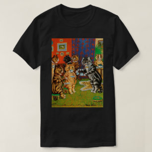 Aftermiddag Tea Cats, Louis Wain T-shirt
