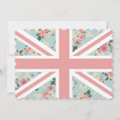 Aftermiddag Tea English Rozen UK Flag 2 Kaart (Achterkant)