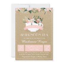 Aftermiddag Tea Floral Teacup Blush Vrijgezellenfe
