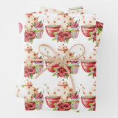 Aftermiddag Tea Inpakpapier Vel (In situ)