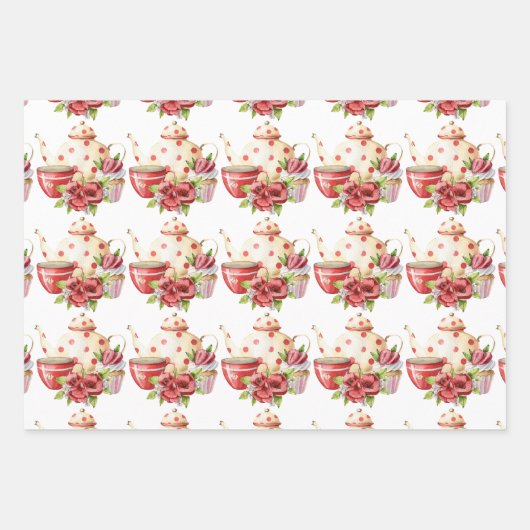 Aftermiddag Tea Inpakpapier Vel (Voorkant)