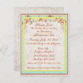 Aftermiddag Tea  Johnson Bros Bone China Kaart (Voorkant / Achterkant)