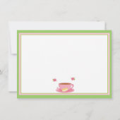 Aftermiddag Tea Kaart (Achterkant)