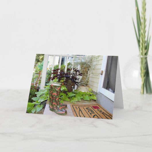 Aftermiddag Tea Kaart (Voorkant)